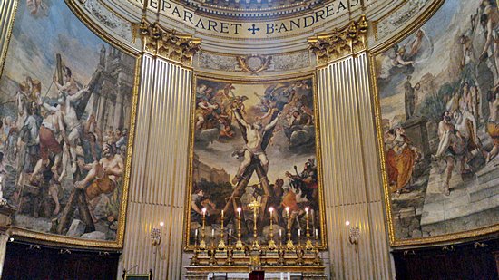 Sant' Andrea main altar - Saint Andrew's Passion