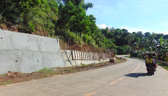 Construction of Slope Protection along Biliran Circumferential Road