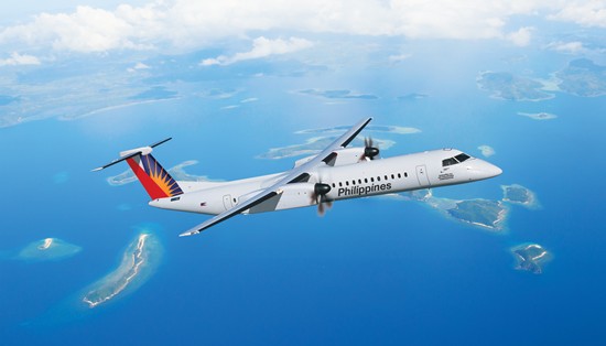 PAL Bombardier Q400 aircraft