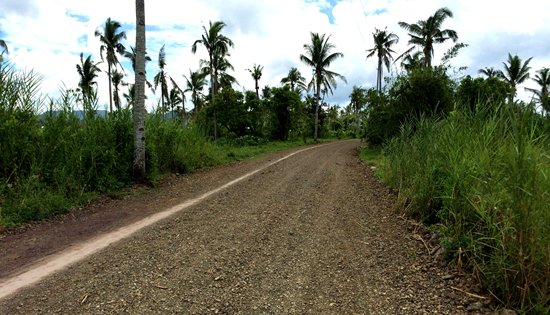All-weather road in Barangay Salvacion, Alangalang, Leyte
