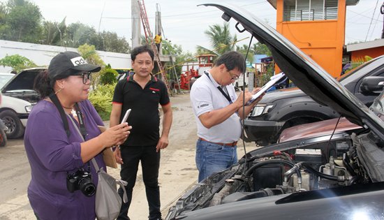DPWH vehicle and equipment inspection