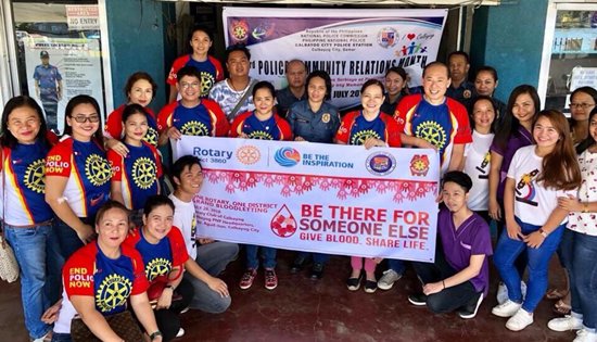 Rotary Club of Calbayog bloodletting activity