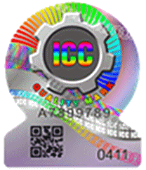 DTI ICC sticker