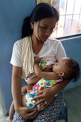 breastfeeding infant