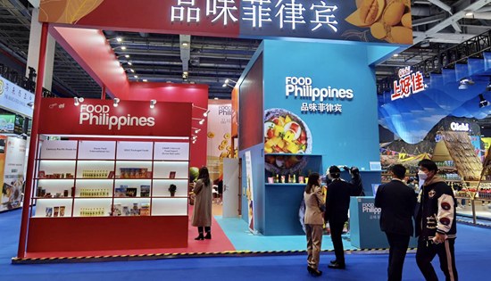 The Philippine pavilion during the 5th edition of CIIE in 2022