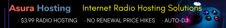 Asura $3.99 Internet Radio Hosting