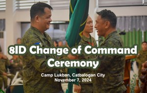 8ID Change of Command Ceremony 2024