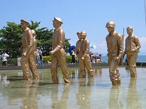 The Leyte Landing marker at the MacArthur Park in Palo, Leyte