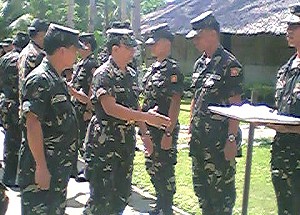 Ge. Ragpala's visit to 14th Infantry Battalion (Avenger).
