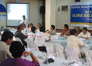 The RDC 8 meeting in Calbayog City with PGMA