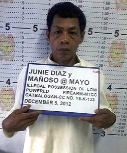Suspect Junie Mañoso Diaz