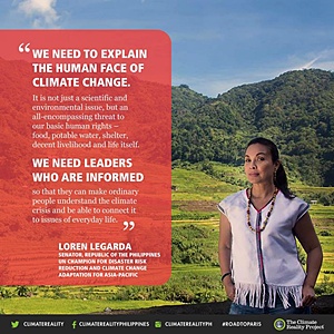 Loren Legarda on climate change