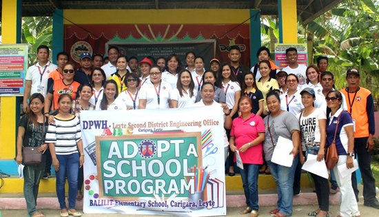 DPWH adopts a school in Carigara