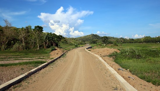 San Agustin to San Pelayo road