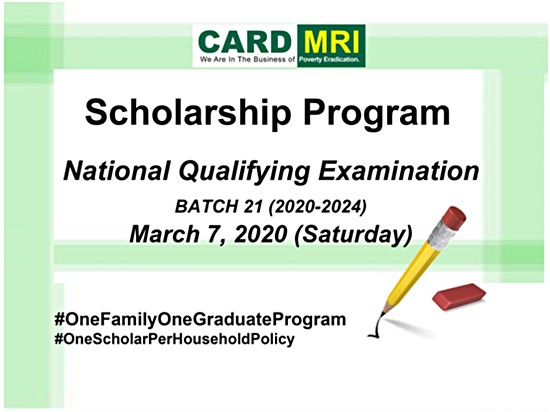 CARD scholarship Program 2020