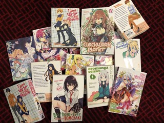 Japanese anime and manga books