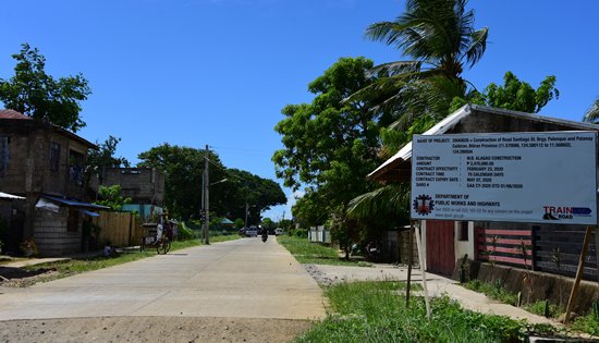 Brgy. Palenque road project