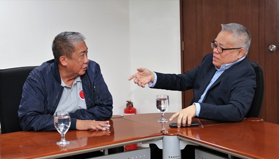 Arthur Tugade with Ramon Lopez