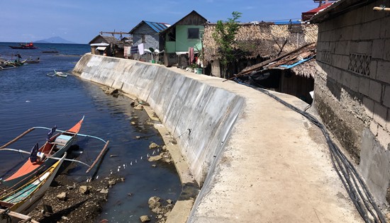 Cagnipa River flood control structure