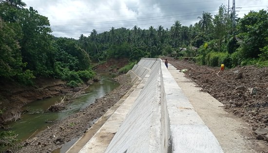 Jibatang River flood control