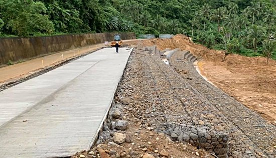 Biliran slope collapse