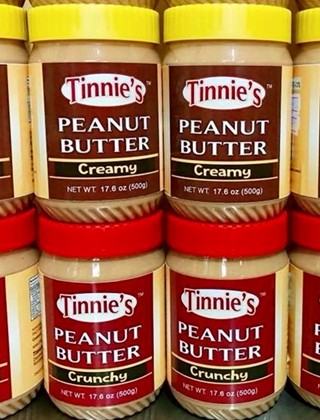 Tinnies peanut butter