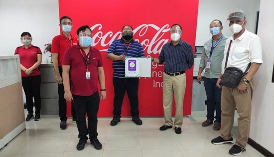 Coca-Cola Tacloban safety seal