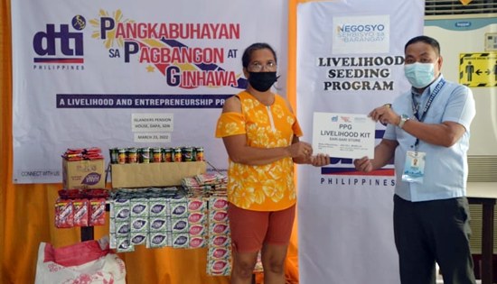 DTI Caraga livelihood kits for Siargao