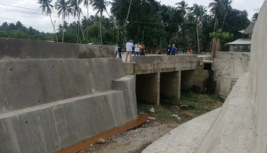 Barangay Tarabucan drainage system
