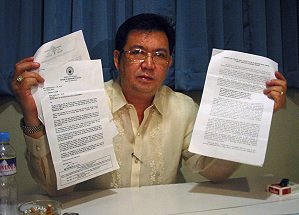 San Jorge mayor Joseph Grey presscon photo