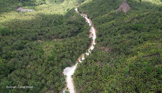 road to Sulpan Cave