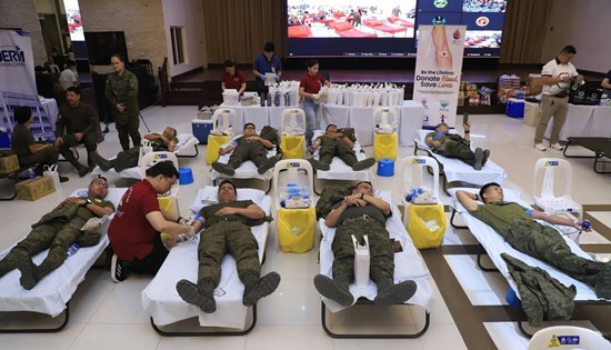 army blood donation drive