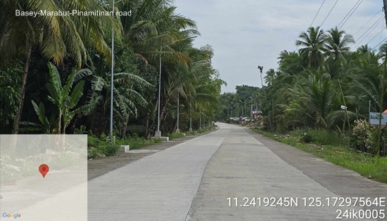 Basey-Marabut-Pinamitinan road