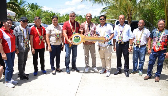 turn-over of New Kawayan road in Tacloban City