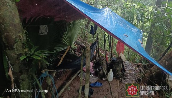 npa makeshift camp