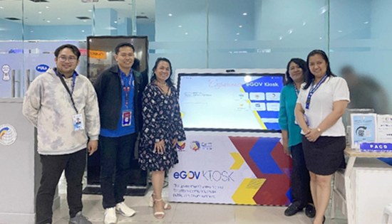 DICT eGov kiosk at Gaisano Capital in Tacloban City