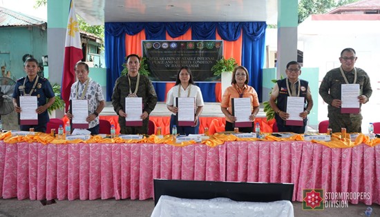 Basey declared insurgency-free