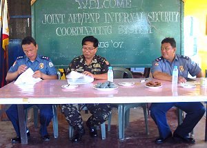 Samar police - 46th IB MOA signing