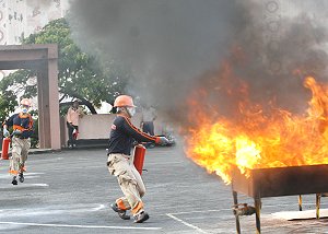 firefighting drill