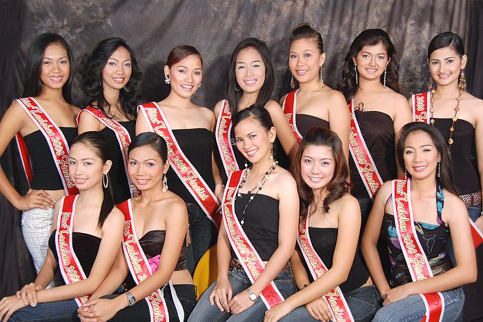 The candidates for Miss Tacloban 2008