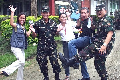 MGen. Mario F. Chan with media friends